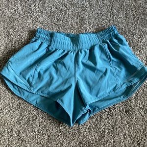 LULULEMON BLUE HOTTY HOT SHORTS